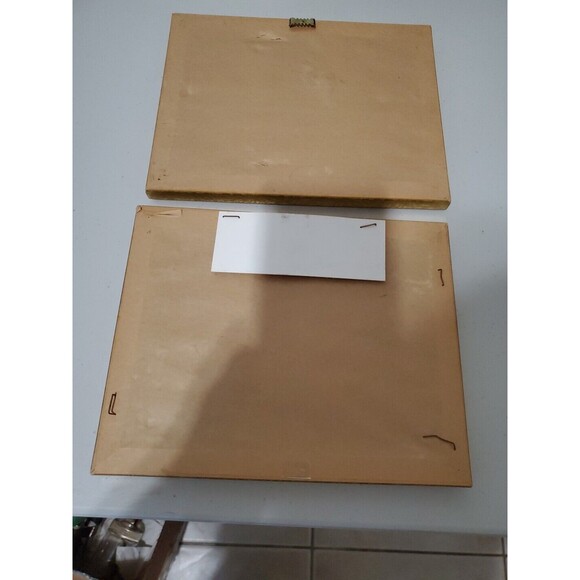 Peggy Abrams Victorian Hats Set of 2 Gold Tone Framed Art Prints - Picture 8 of 8